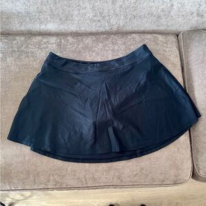 NWT BALEAF Black Swim Athletic Tennis Skirt Skort Bikini Bottom with UPF 50+ XL